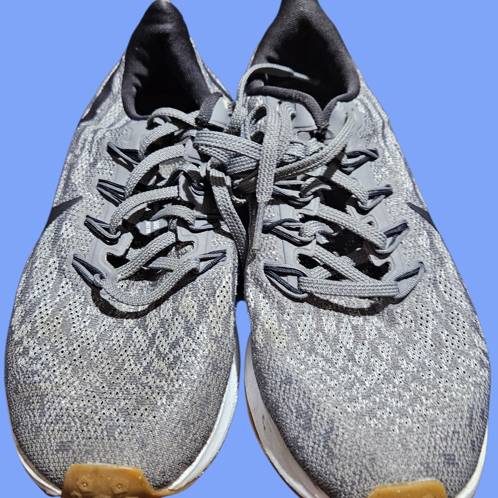 Nike Pegasus Zoom Gray and Black Running Shoes